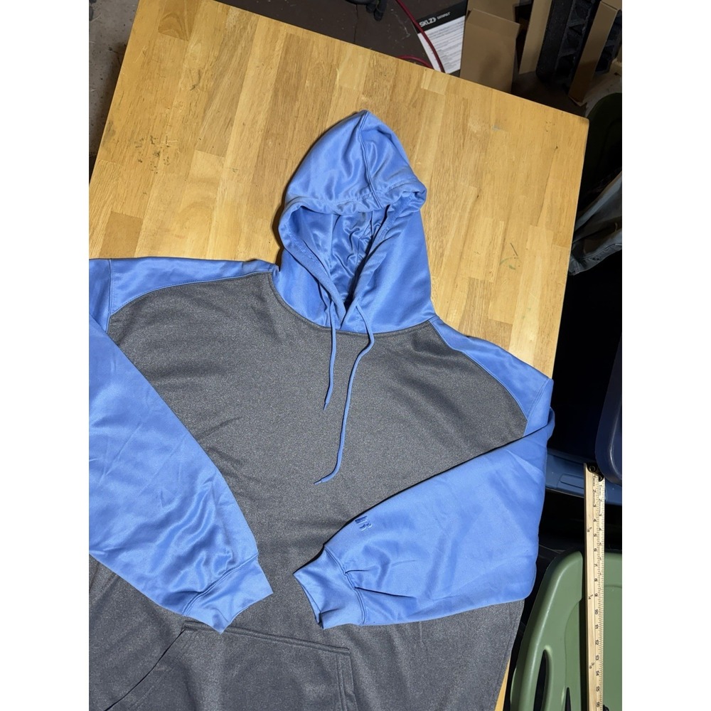 Russellβ Athletic Dri-Power Hoodie Mens 4XT Gray Blue Big Tall Performance